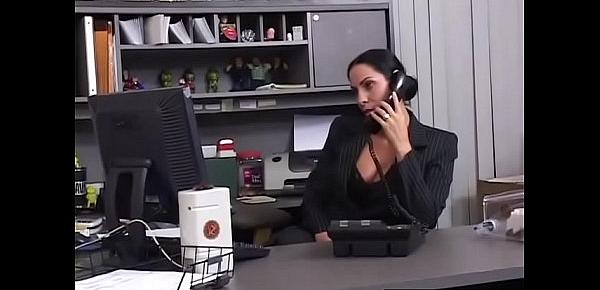  Mature woman with big melons fucking at the office